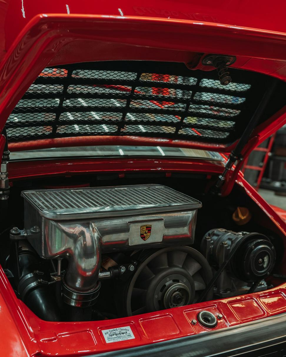 Engine restoration work